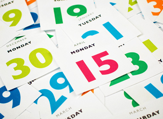 Calendario Días Internacionales | Tiching